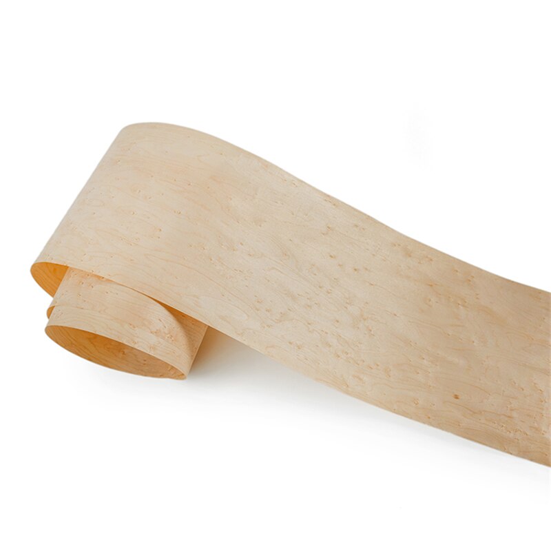Natürliche Echte Kanada Ahorn Feldlerche BirdsEye Holz Furnier für Möbel Fahrzeug Musical Instrument