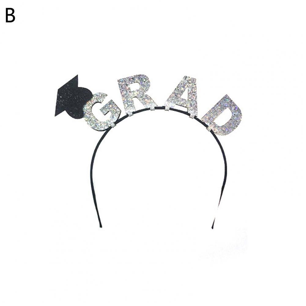 1 Pc 2022 Graduation Hat Head Wear Easy to Use Unbreakable Plastic Assorted Mini Grad 2022 Headdress Party Accessories: B