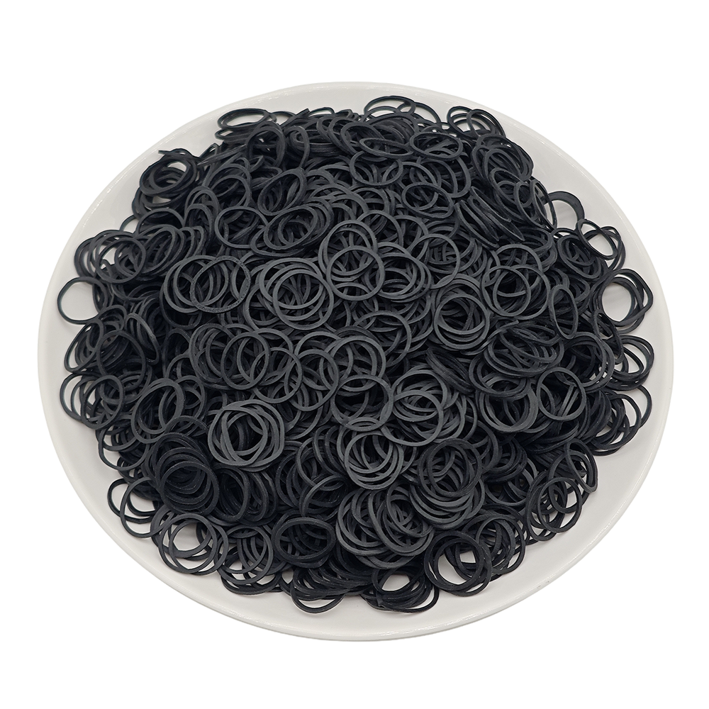 1000 stuks/partij elastische rubberen band voor kleine hond hoge elasticiteit hond haaraccessoires kleurrijke huisdier haarband diameter 0,59 inch: green