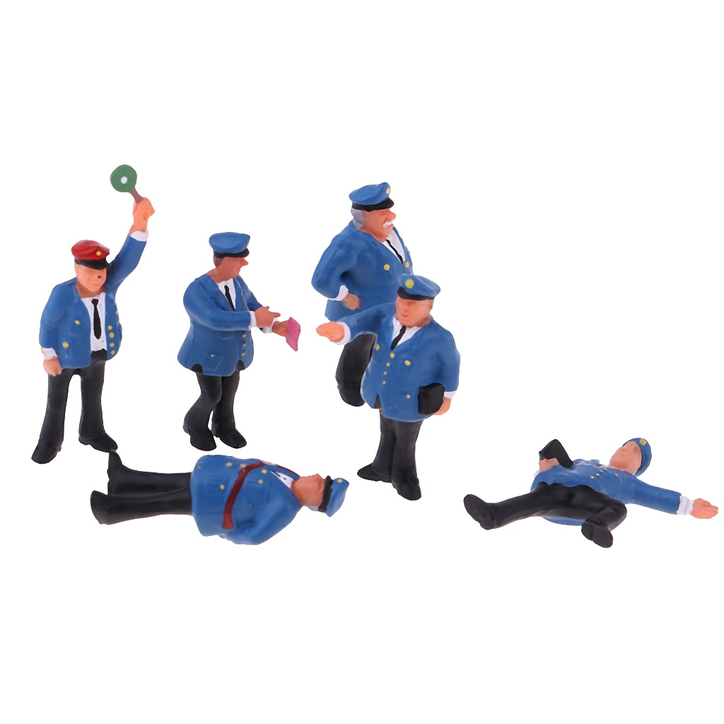 1:87 Train Station Worker Model HO Scale Railroad Layout Railroad Scenery