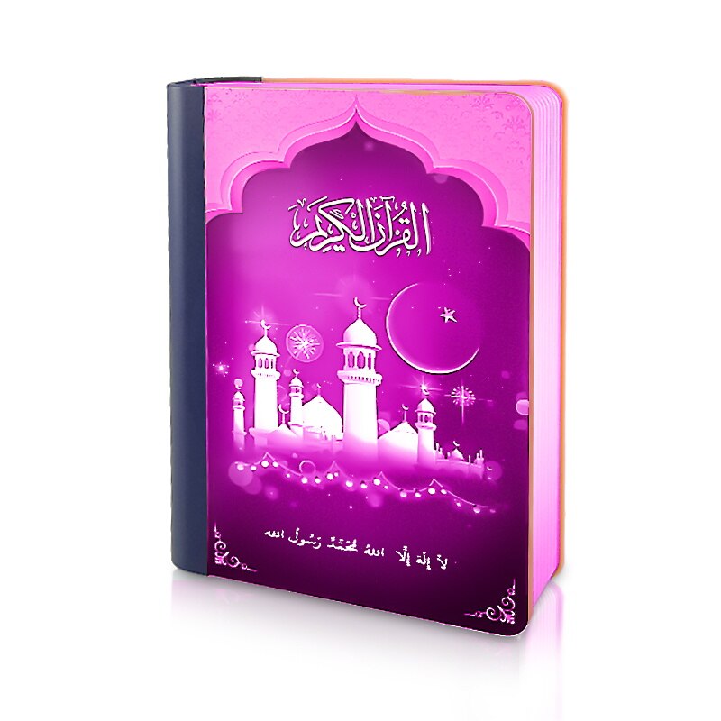 Equantu Islam Al Quran Mp3 Speler Koran Boek Lamp Nachtlampje Digitale Koran Speaker Heilige Koran Muziekspeler