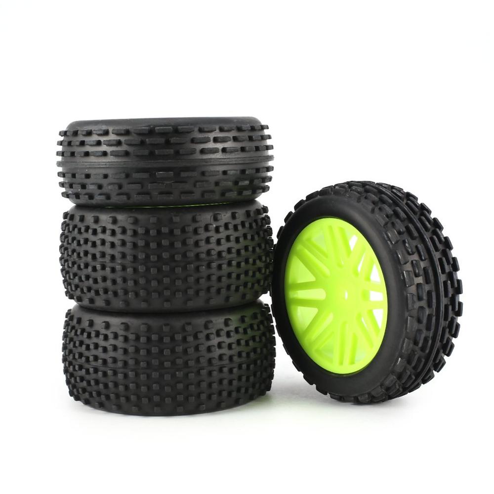 1/12 1:10 1/14, 1/16 4 Uds 1/10 escala Road Buggy rueda de neumáticos 12mm centros w/insertos espuma para Wltoys 144001 Remo 1631 RC Coche