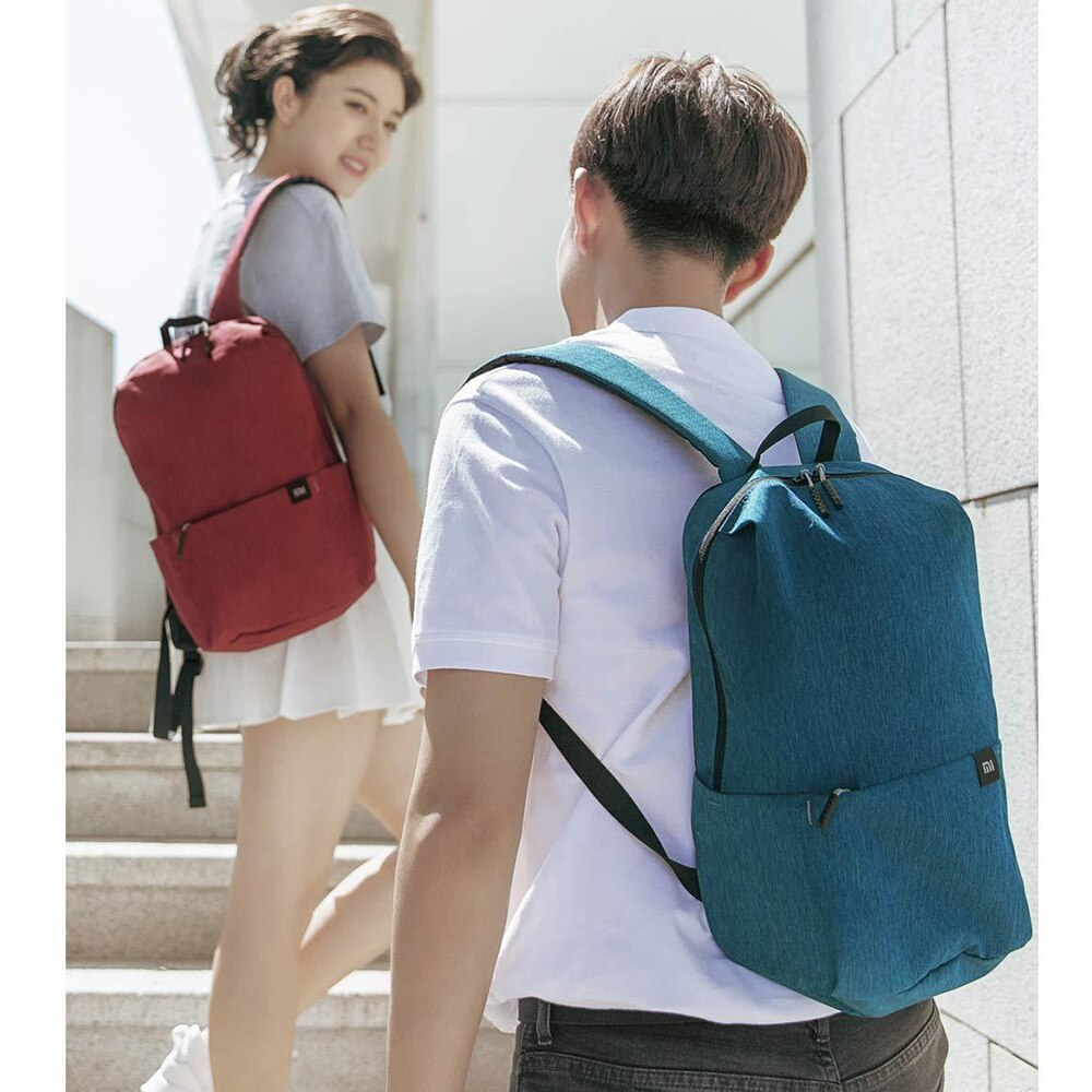 Neueste Xiaomi Bunte Mini Rucksack Tasche 8 Farben Ebene 4 Wasser Abweisend 10L Kapazität 165g Gewicht YKK Postleitzahl draussen Clever Leben