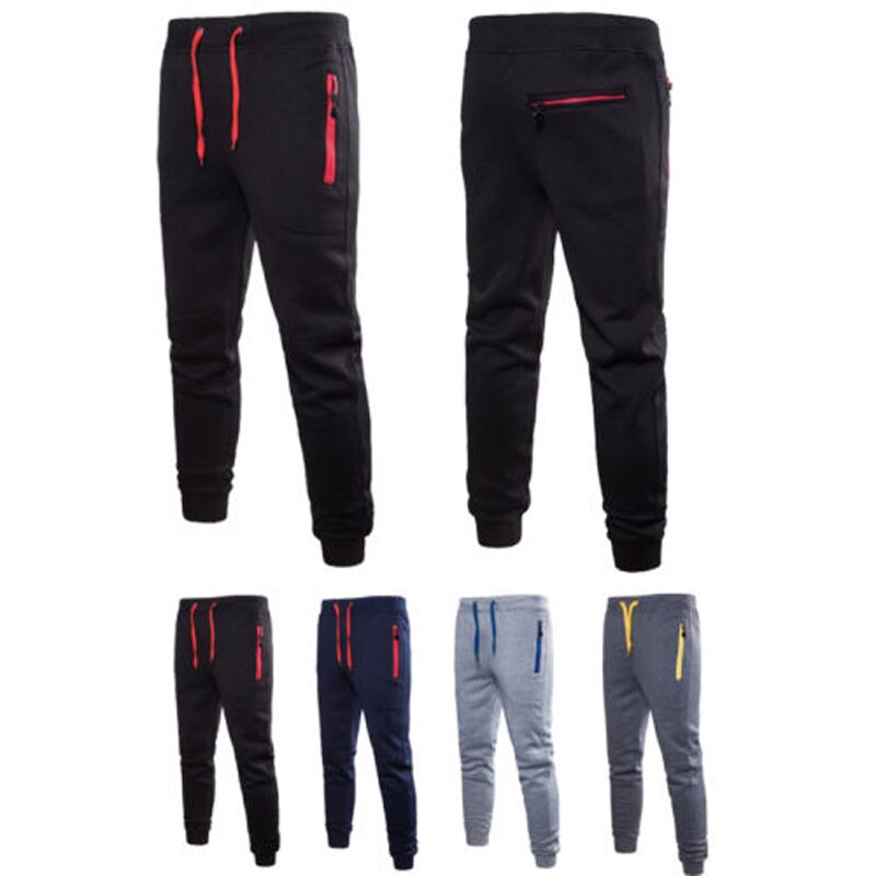 Pantalones de chándal ajustados para hombre, mallas deportivas de entrenamiento de gimnasia para correr