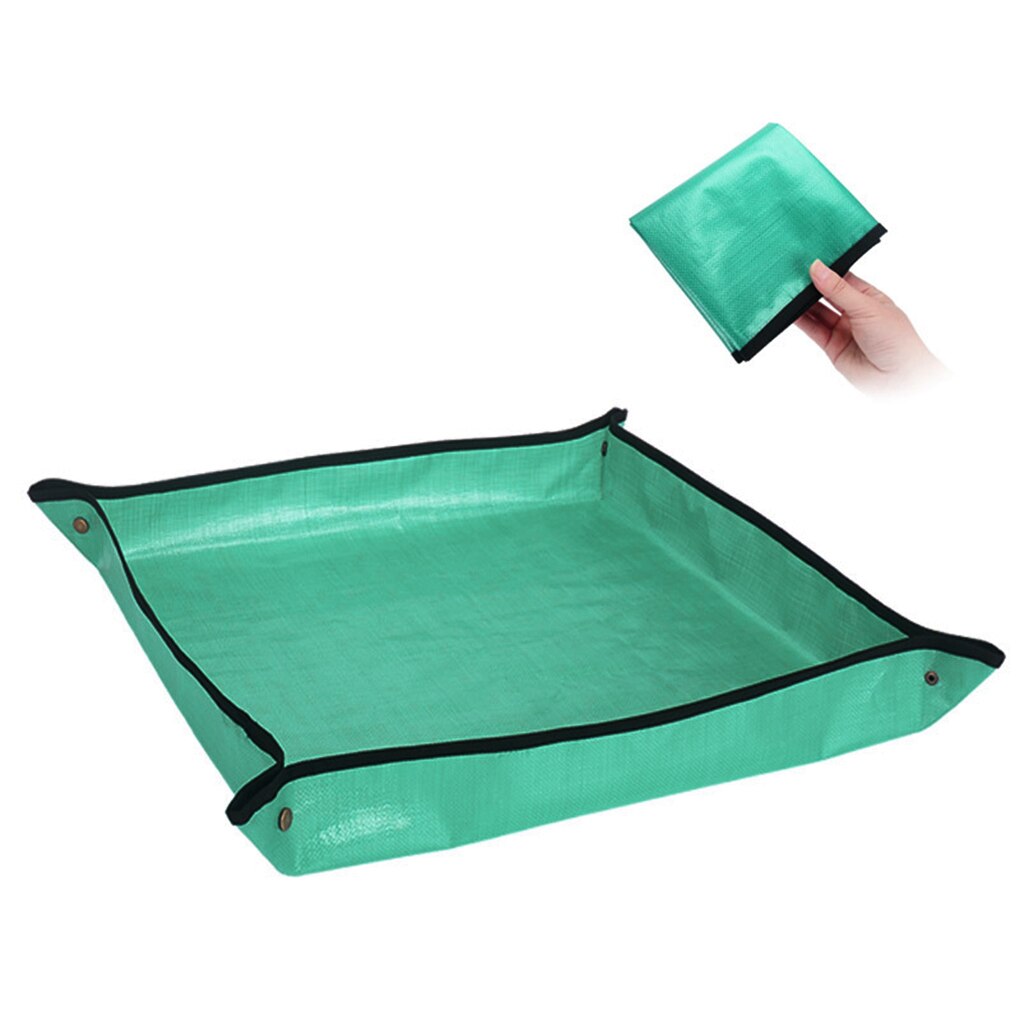 Tapis de jardinage imperméable pliable pour plantation de pots de fleurs, revêtement PE, fournitures de jardin pour la maison