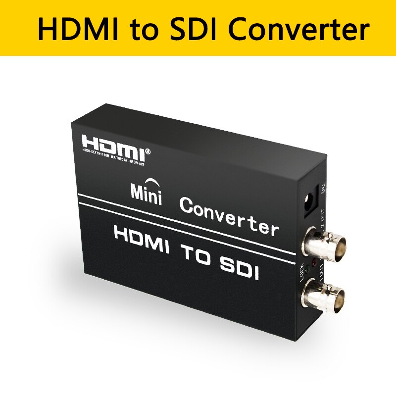 HDMI naar SDI Converter Adapter HDMI2SDI HDMI-SDI Vrouwelijke Mini 2 Input naar SDI 2 Uitgang voor DVD PC Monitor