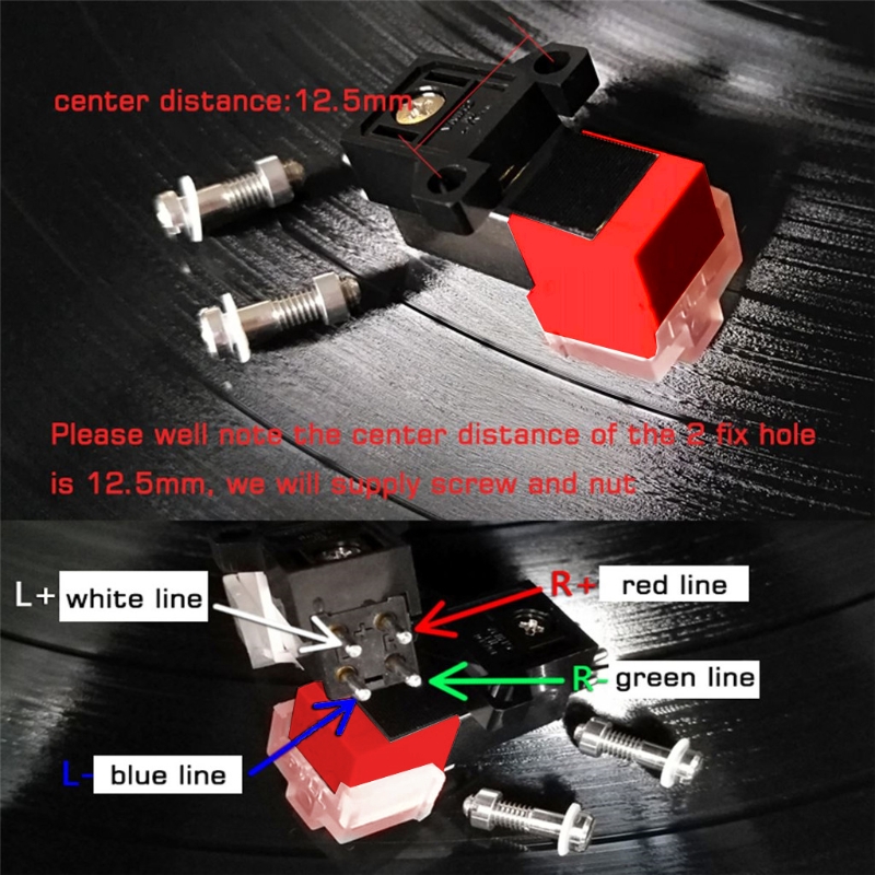 Cartucho magnético Stylus con accesorios de aguja de vinilo LP para fonógrafo, tocadiscos, gramófono, disco Stylus,