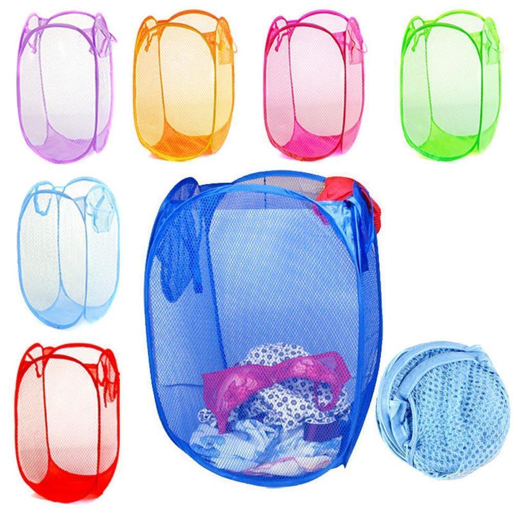 Wasmand Wasmand Speelgoed Kleding Opslag Bin Mesh Wassen Opslag Nylon
