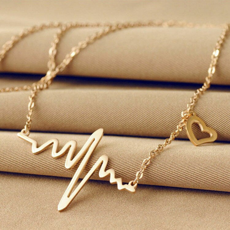 Grey's Anatomy inspired heartbeat necklaces Love Heart Necklace