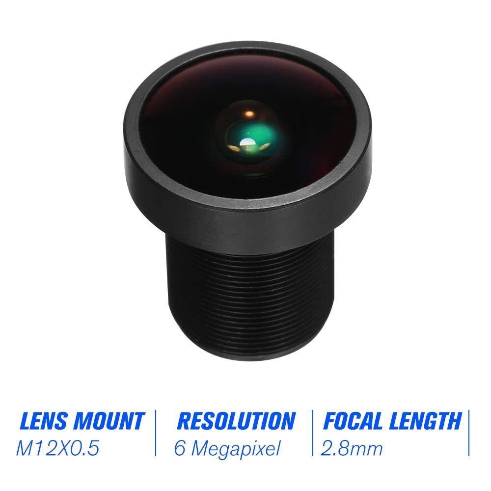 Starlight Lens 2.8mm CCTV MTV Board Lens M12 Mount Lens 2.8 mm 1/2.5" Image Format Aperture CCTV IP Security Cameras