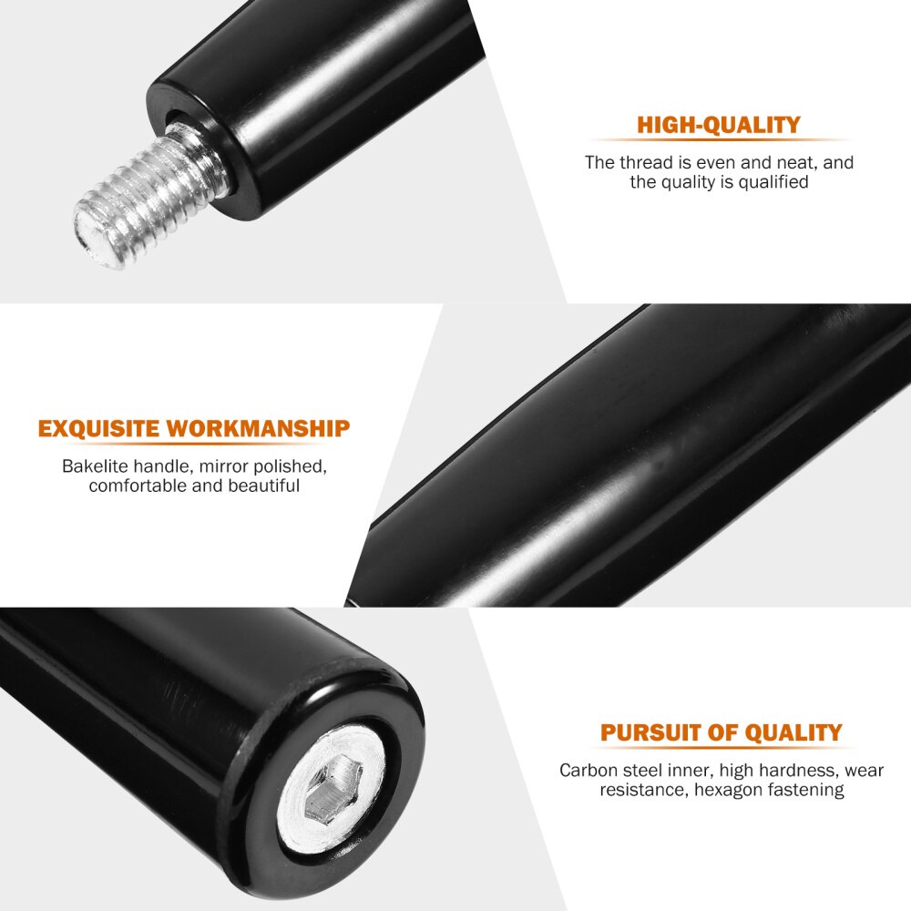 2 stücke Revolving Griff Drehmaschine Kurbel Griff Gewinde Griff Grip Rotierenden Griffe