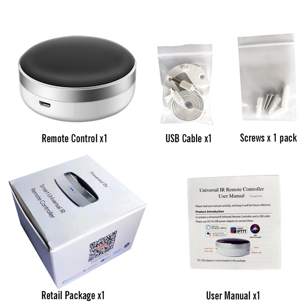 Universal Smart IR Remote Control Air Conditioner TV Electrical Fan Infrared Home Controller: Default Title