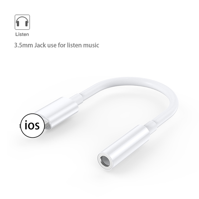 Ilepo Charger Audio Adaptador Jack Adapter Voor Iphone 7 8X11 Hoofdtelefoon Adapter Voor Lightning Naar 3.5 Mm Jack hoofdtelefoon Splitter: type 3