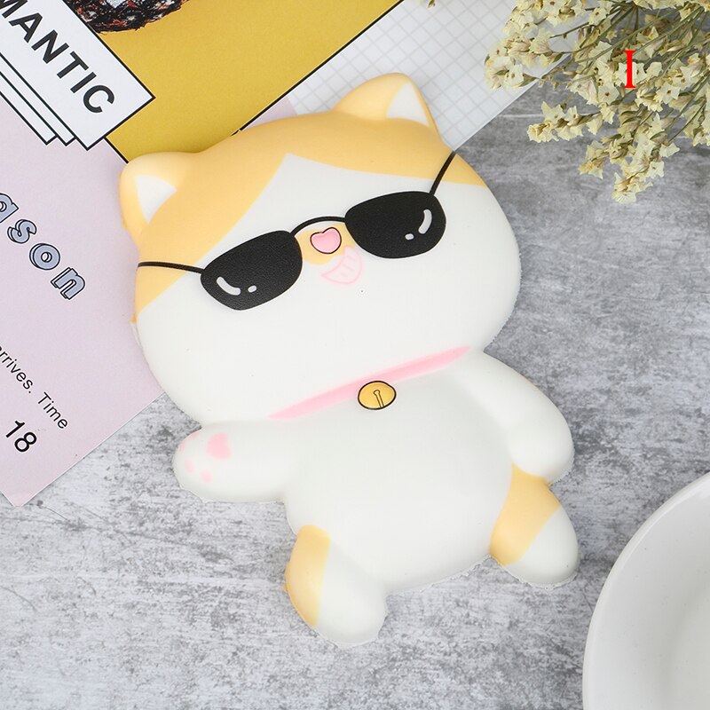 Creatieve Leuke Speelgoed Trage Rebound Half Cat Note Book Sticker Stress Relief Speelgoed: I