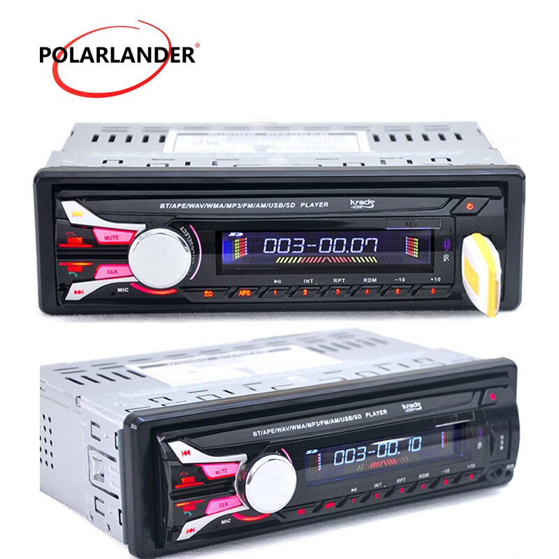 radio cassette player 12V Bluetooth Car Radio MP3 Audio Player removable Autoradio MP3 FM function /USB/SD/ In-Dash 1 DIN