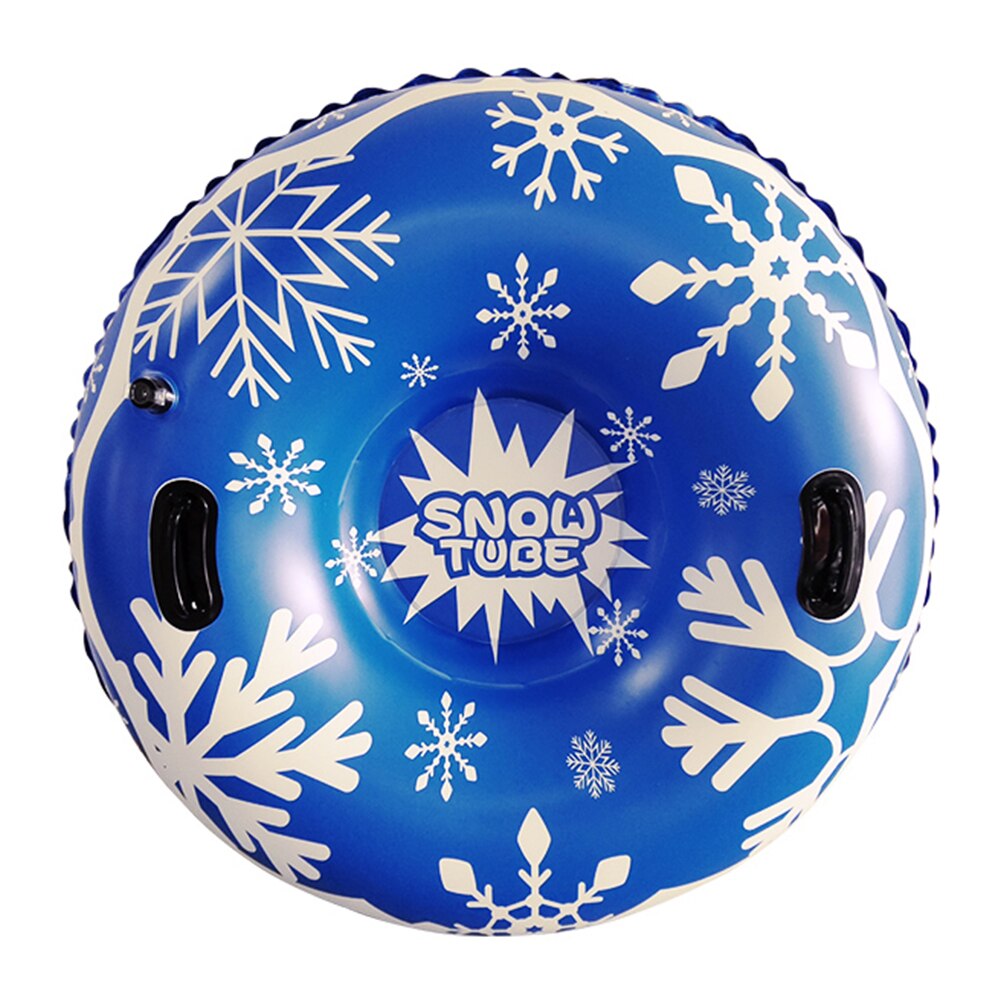 Winter Opblaasbare Skiën Board Met Voldoende Duurzaamheid En Taaiheid Pvc Outdoor Ski Cirkel Met Handvat Voor Kind Volwassen: Blauw