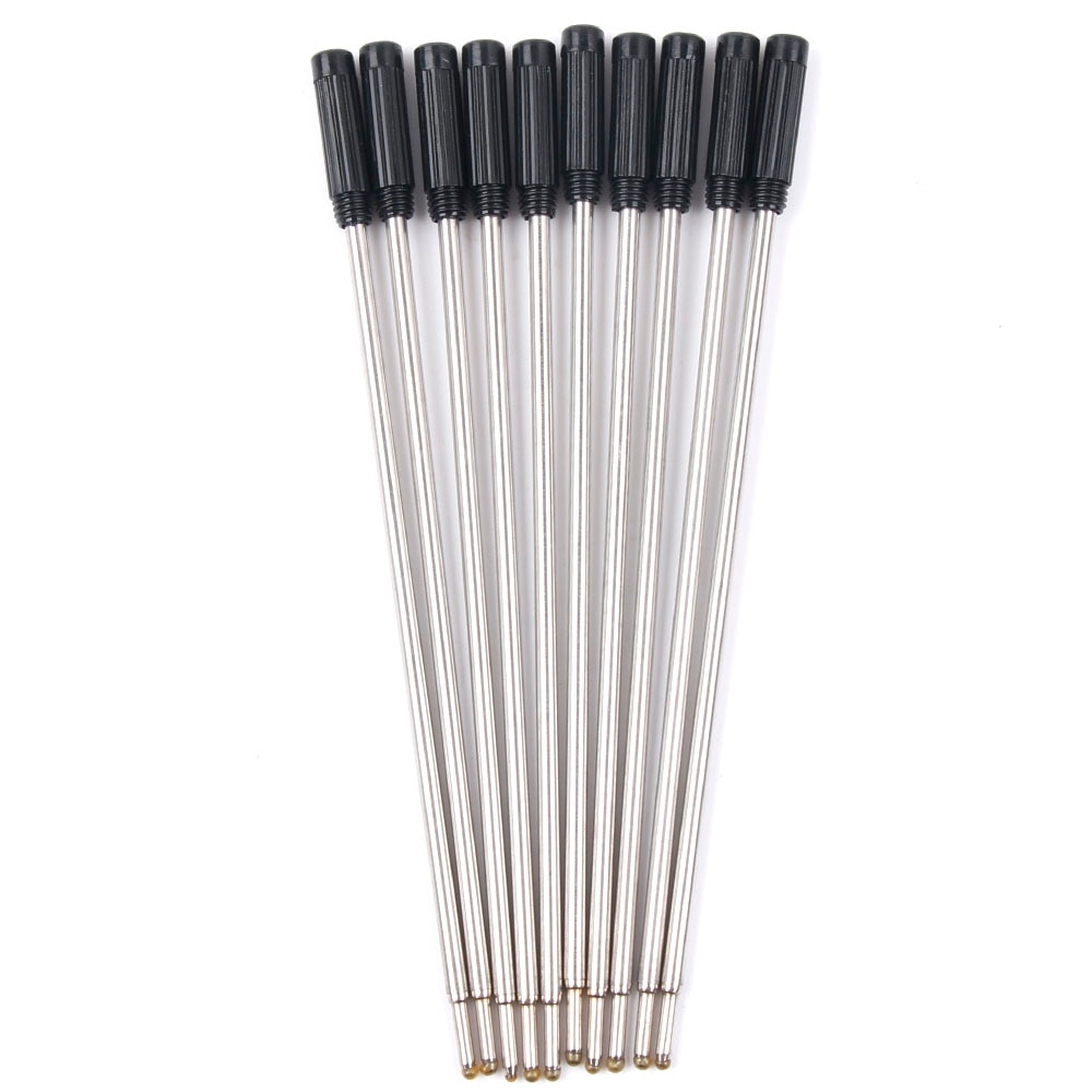 10Pcs/Set Refills Cross Style Ballpoint Pen Ink Refills Suit 0.7mm BLACK and Blue