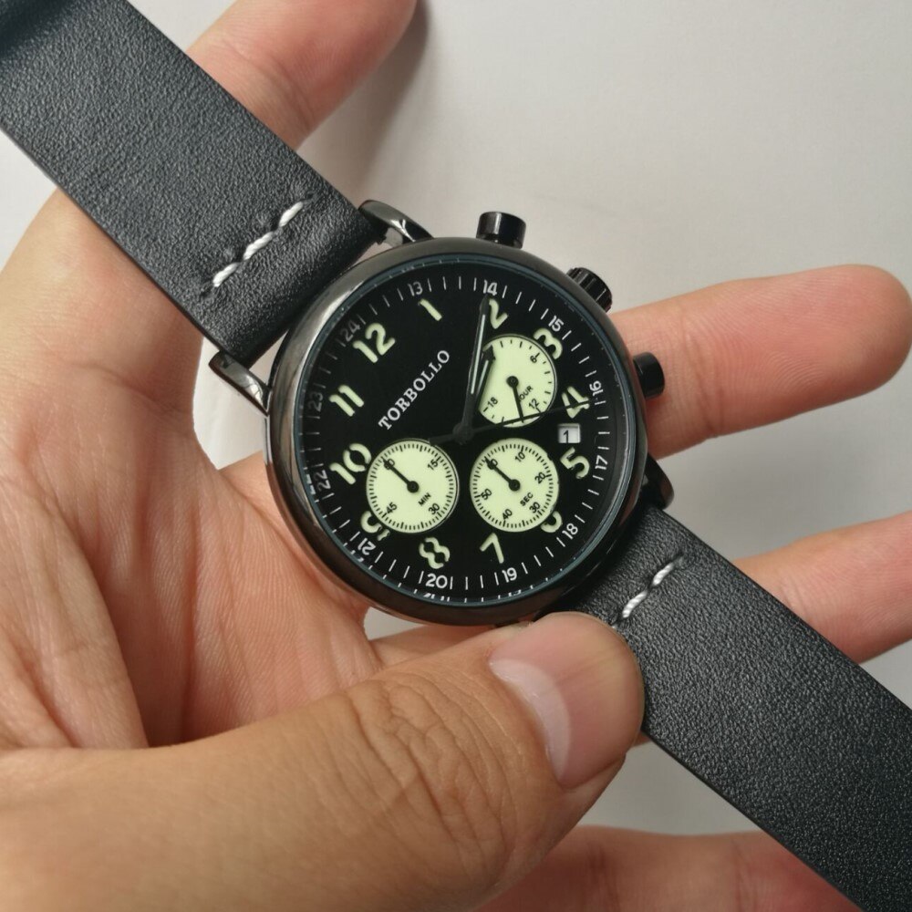 Hemsut quick release læder urremme blå kalv håndlavet vintage læder urrem 18mm 20mm 22mm