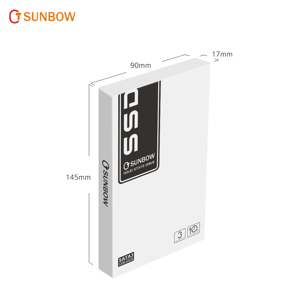 TCSUNBOW – disque dur interne SSD, sata 3, avec capacité de 60 go, 120 go, 240 go, 480 go, 2.5 go, 1 to, 2 to, pour ordinateur portable