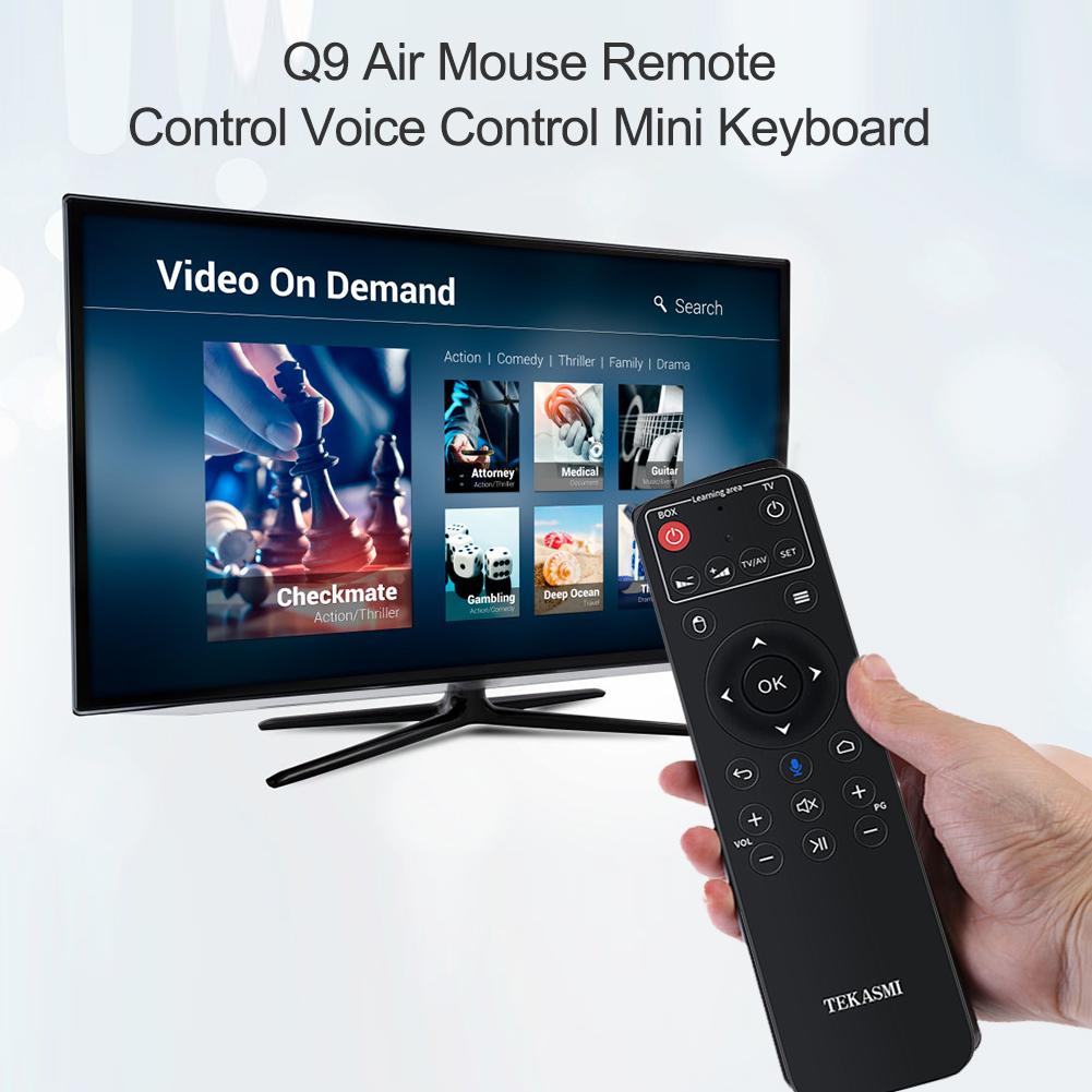 Inteligentny Pilot AI Q9 - 2.4GHz/Bluetooth - Mini Bezprzewodowa Mysz Powietrzna do TV