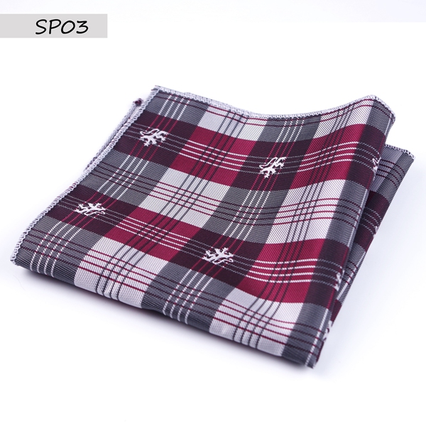 Robe de mariage avec imprimé mouchoir de poche pour homme, accessoire de Collocation, nouveauté, 23x23cm: SP03