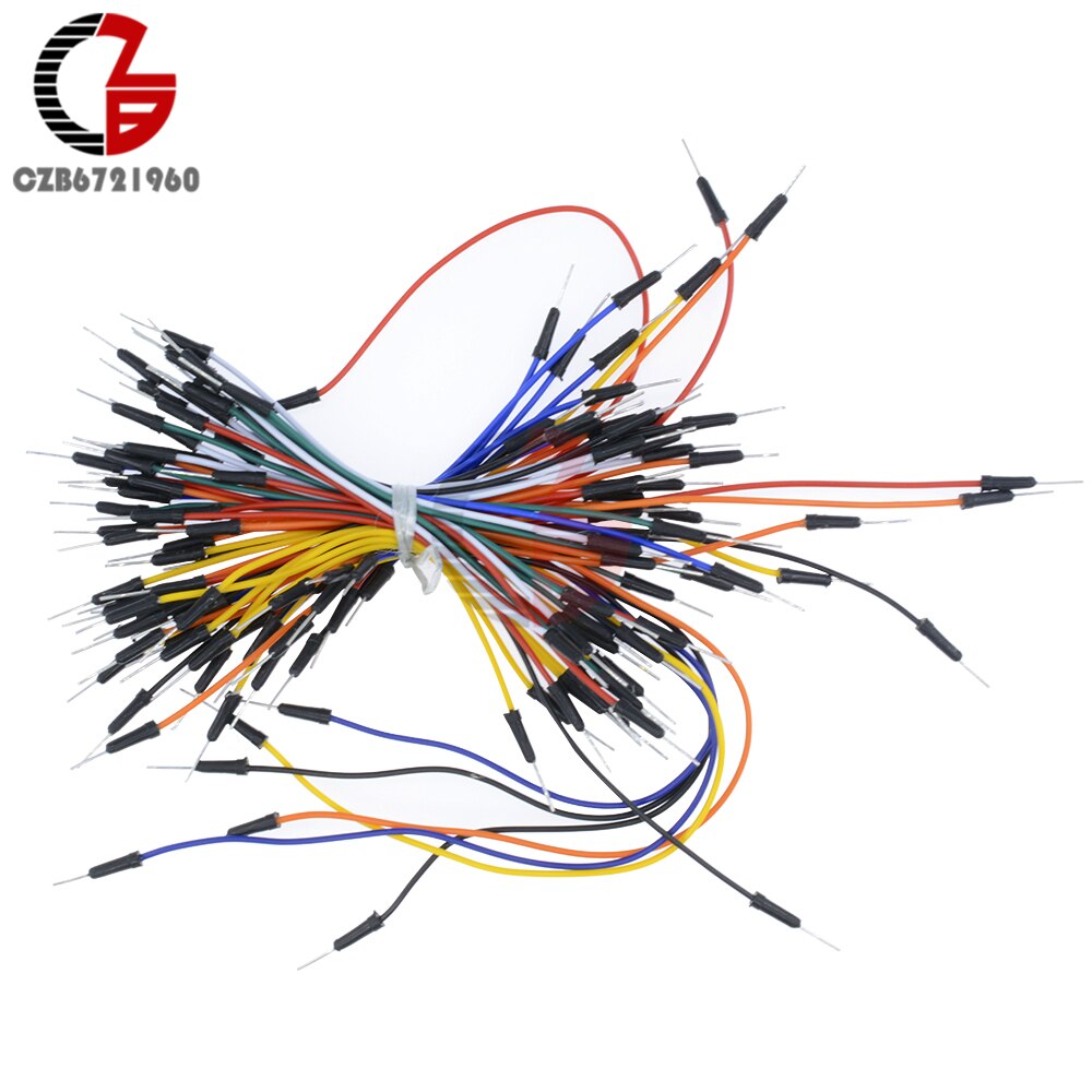 1Pack 65 Pcs Male Naar Male Solderless Flexibele Breadboard Jumper Cable Draden Voor Arduino