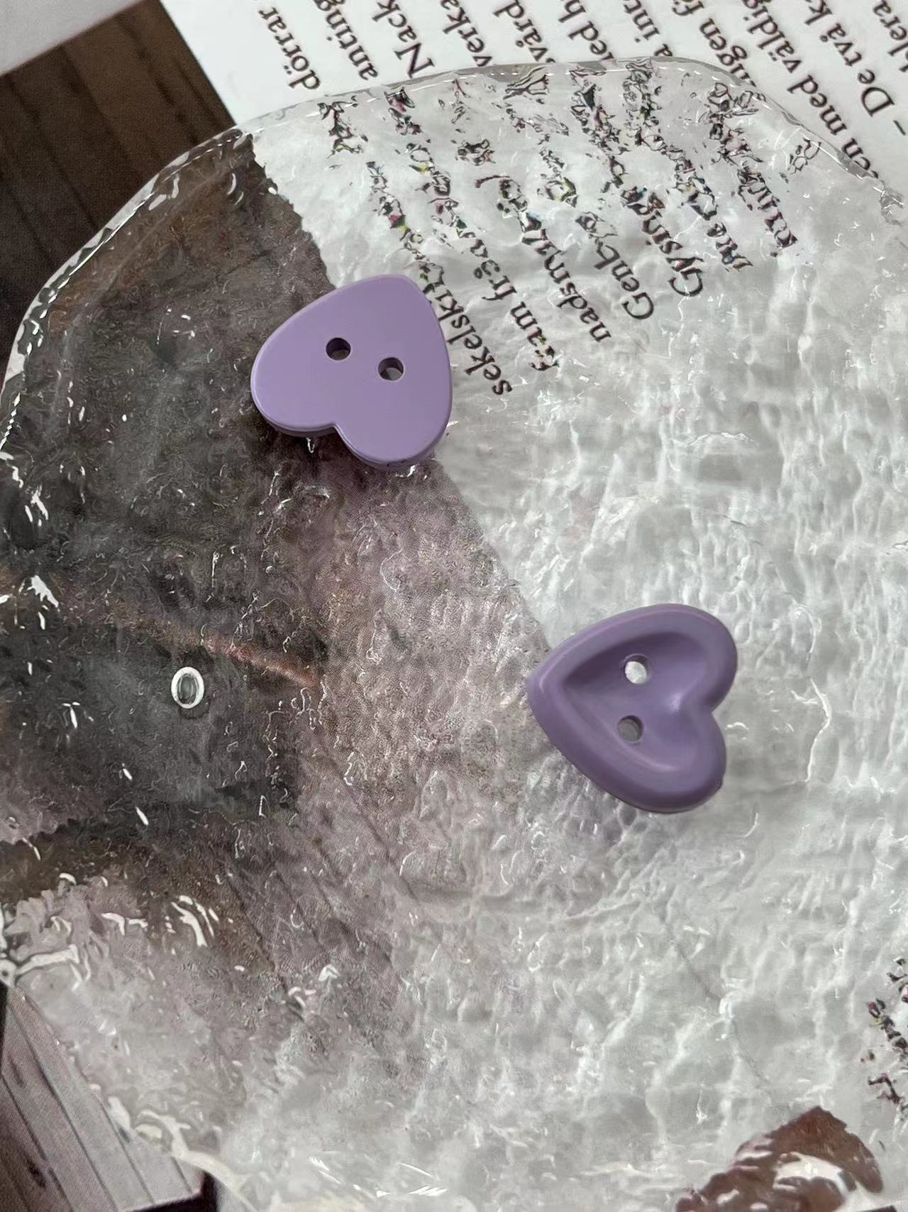 Botones de plástico en forma de corazón de colores macarrón de 15mm para camisas de niños, suéteres, botones de decoración, botón cosido a mano DIY, 10 unids/lote: Cobre envejecido