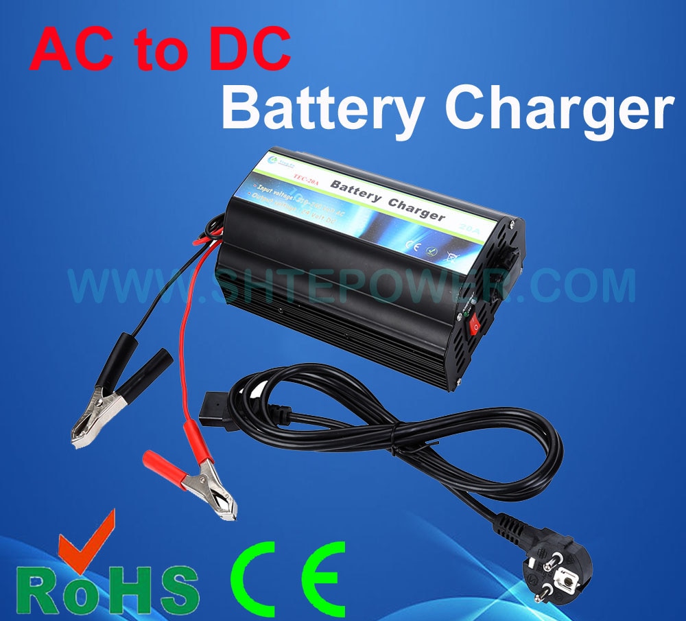 Hoge Frequentie 12 V Loodaccu Lader 20A, 12 V 20A Agm Batterij, Autolader