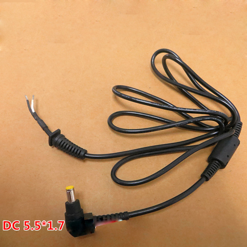 5,5 x 1,7 mm DC-Ladegerät-Stecker, Kabelstecker für Acer Laptop-Adapter, Ladegerät, DC-Stecker, 5,5 x 1,7 mm Kabel