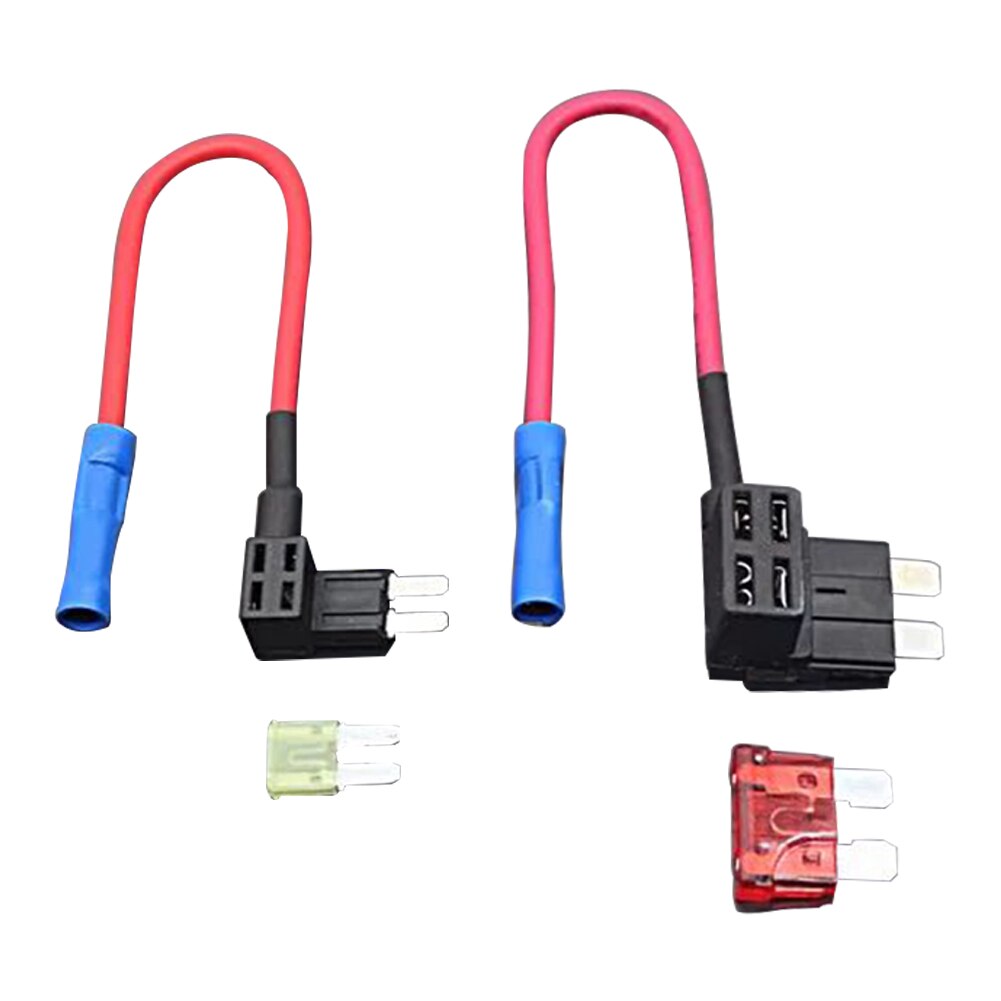 5Pcs Mini Micro Auto Apm Tap Add-A-Circuit Blade Fuse Holder Atm Auto Adapter