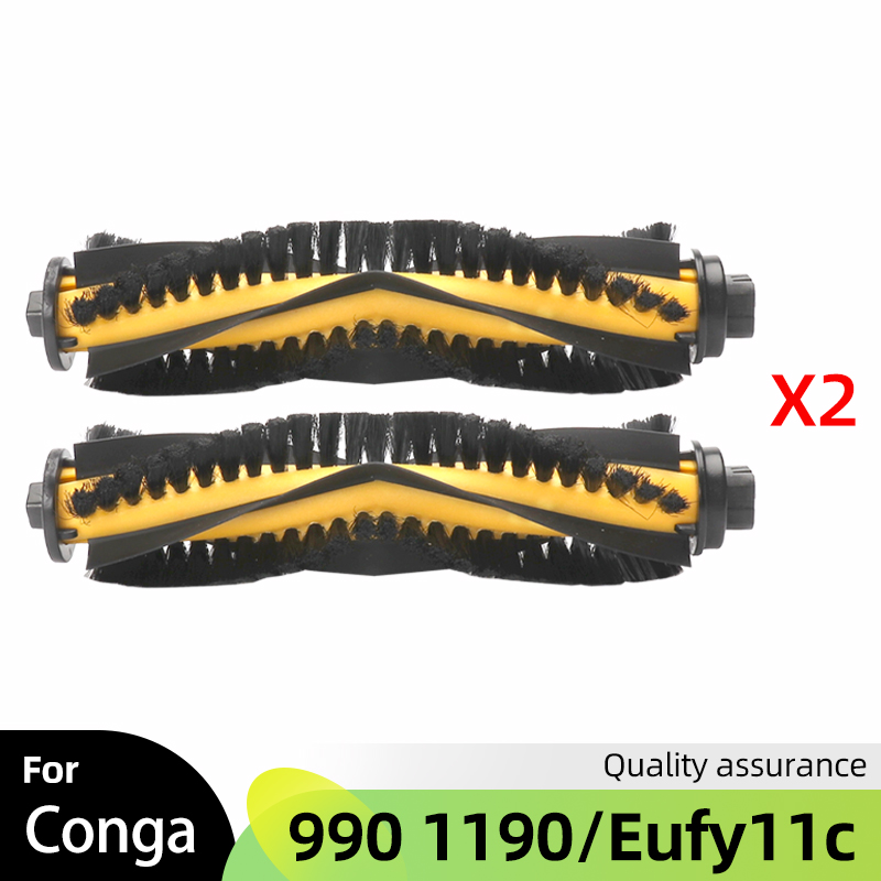 For Cecotec Conga Excellence 990 Conga 1190, Eufy RoboVac 11 11C, Ecovacs N79S Spare Parts Main Side Brush Hepa Filter Accessory: light green