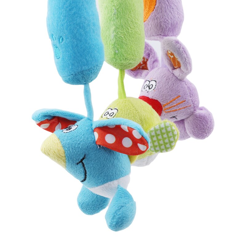 Baby Kinder Bett Auto Hängen Rassel Spielzeug Katze Windspiele Spielzeug Weichem Plüsch Kleine Tier Spielzeug für Kinder