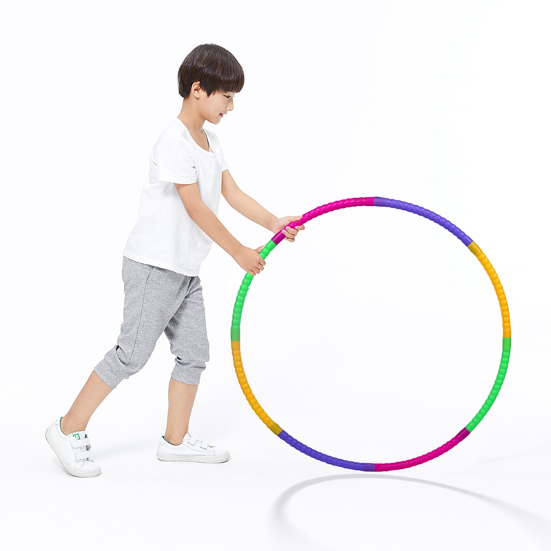 Removable Sport Hoop Children's Exercise Circle Plastic Massage Deconstructable Gymnastics Hoop