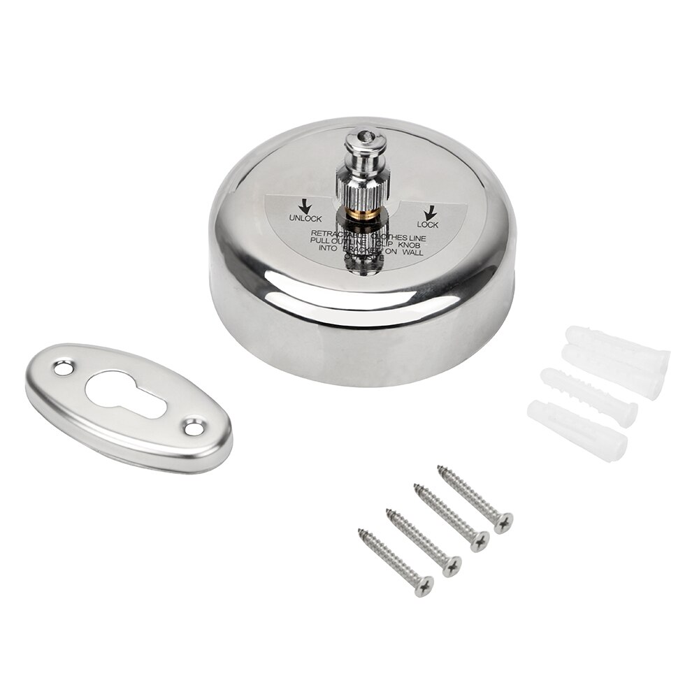 Tendedero retráctil de acero inoxidable para ropa, organizador de lavandería