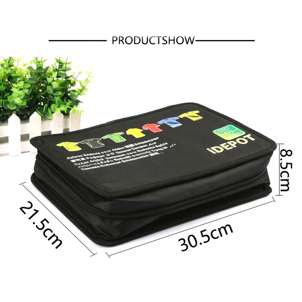 Football referee bag Soccer wallet set referee Sports toolkit portable futbol Match bags equipment