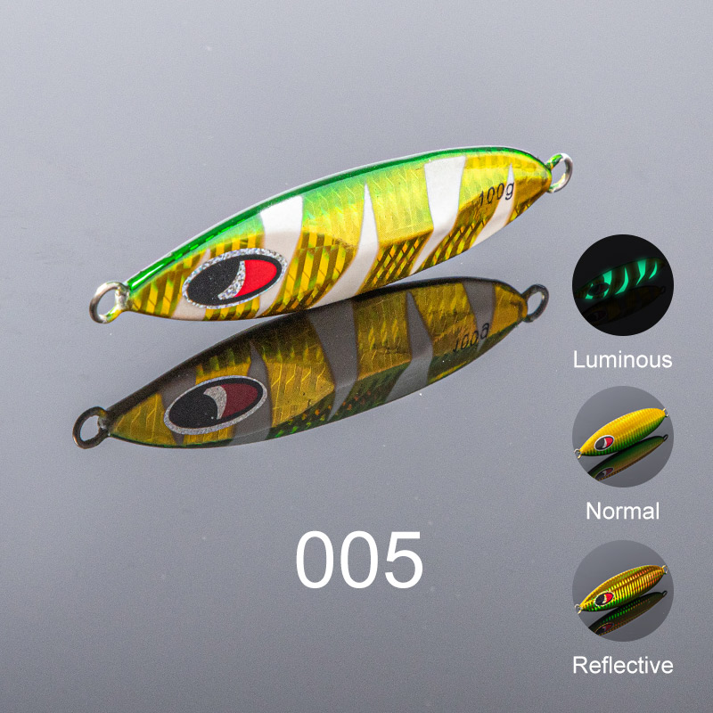 Noeby Metal Jig Lure 40g Spoon Shore Casting Slow Pitch Jigging Swing Super Hard Artificial Bait for Saltwater Fishing Lure: Slate Gray