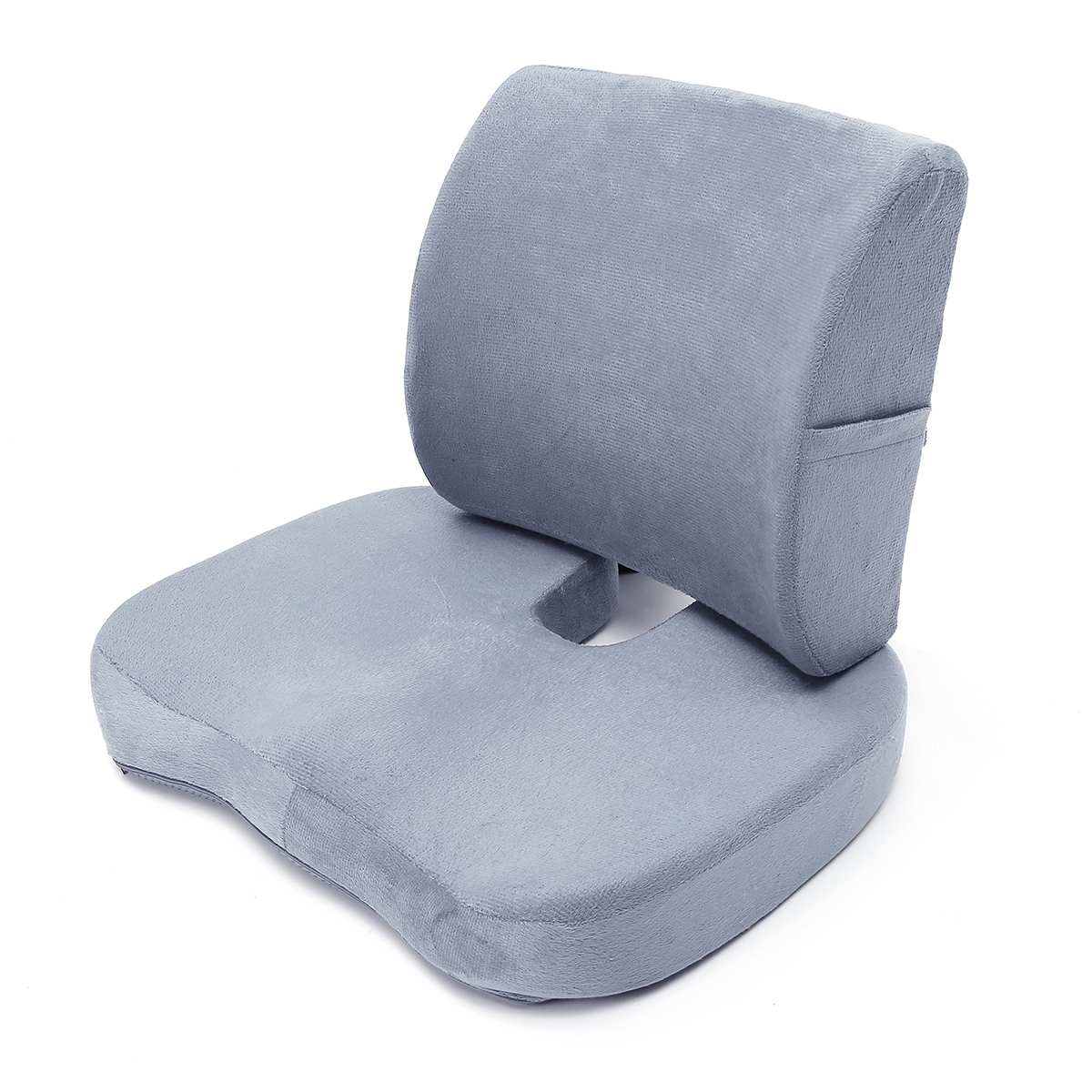 Memory Foam Zitkussen Orthopedisch Kussen Stuitbeen Bureaustoel Kussen Ondersteuning Taille Terug Kussen Autostoel Hip Massage Pad Sets