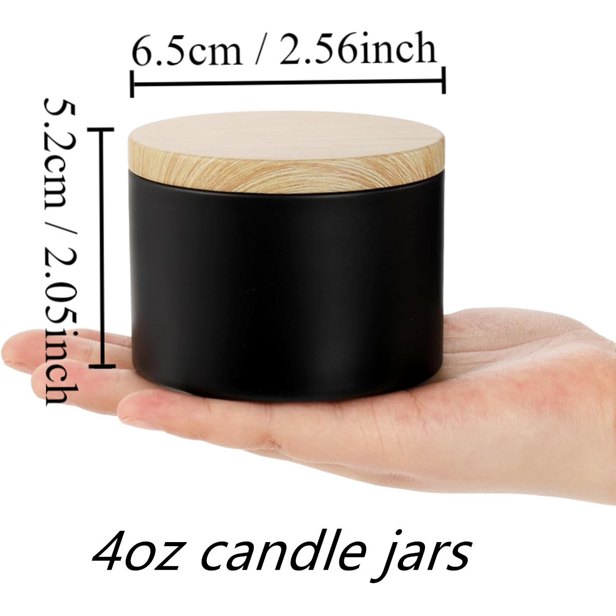12 Uds. De latas para velas de 4oz con tapas, Kit de tarros para velas redondas de Metal para velas sueltas, utilizado para almacenamiento DIY, suministros para fabricación de velas,