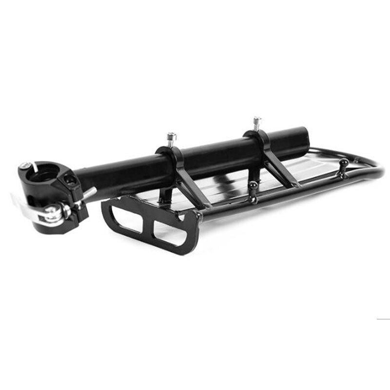 Mountainbike Fiets Verstelbare Lengte Achter Rack Snelsluiting Gemonteerd Op Zadelpen Bagagedrager Cargo