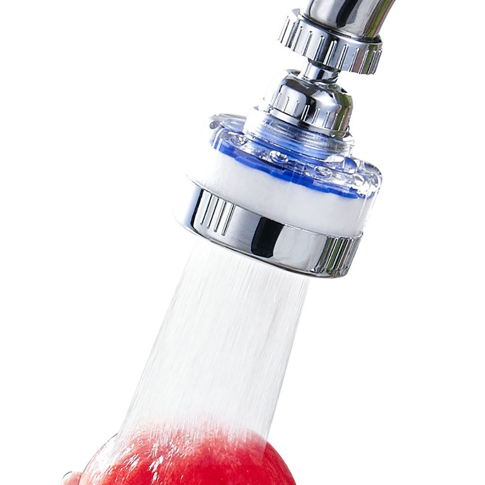 360 Graden Draaiende Kraan Waterfilter Set Met Universele Adapter Gootsteen Douche Spatwaterbestendige Kraan Verlengstuk