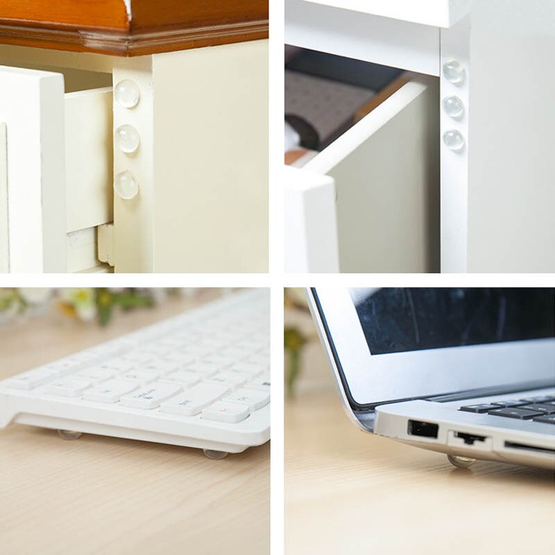 24Pcs Cabinet Door Accessories Shock Absorber Anti Slip Bumper Damper Buffer Pad Self Adhesive Bathroom Accessories set