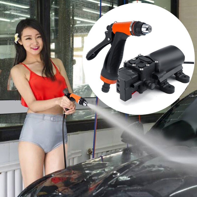 12v biltvätt-pistol pump högtryckstvätt bilvård bärbar tvättmaskin elektrisk rengöring bil enhet för hem, trädgård,