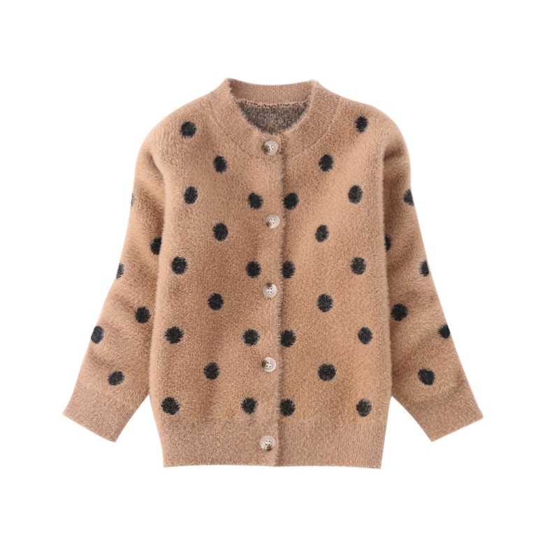 mädchen Winter zur Seite fahren Für freundlicher Punkt Strickjacke Art Herbst Blumen- zur Seite fahren Kleid Mädchen Kleidung 3 4 5 6 7 8 9 10 jahr alt