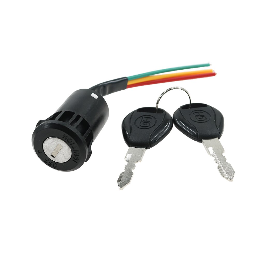 Universele Contactslot Drie Power Cable Key Slot Voor Motorfiets Scooter Motocross Elektrische Fiets Batterij Slot Schakelaar