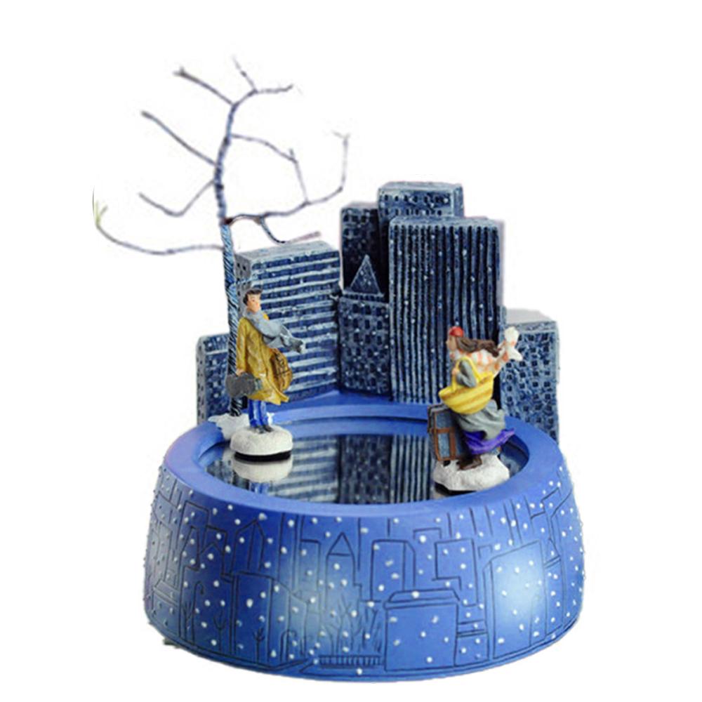 Boy girl magnet music box birthday christmas beautiful melody resin material