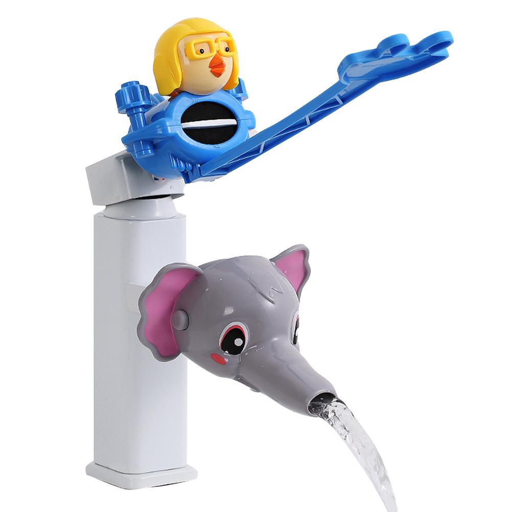 Kids Water Tap Faucet Extender Water Saving Cartoon Silicone Faucet Extension Tool Help Children Washing Hand Water Tap Extender: J