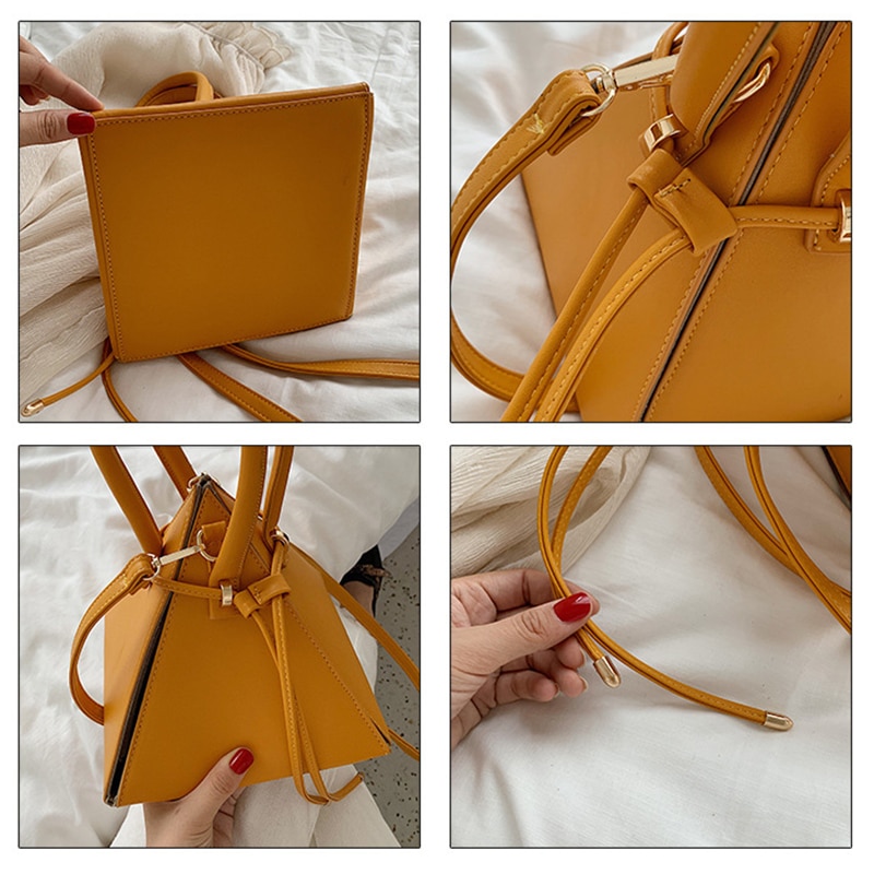 2022 leder handtasche Mini Dreieck Frauen Kupplung Geldbörse Hand Tasche Dame Berühmte Ketten Tote Taschen portefeuille femme