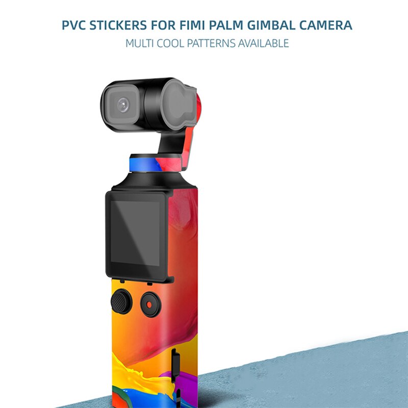 Colorful Camouflage PVC Stickers For Palm Handhold Gimbal Decals Film Skin Stickers Easy To Use Stickers For FIMI PALM Camera