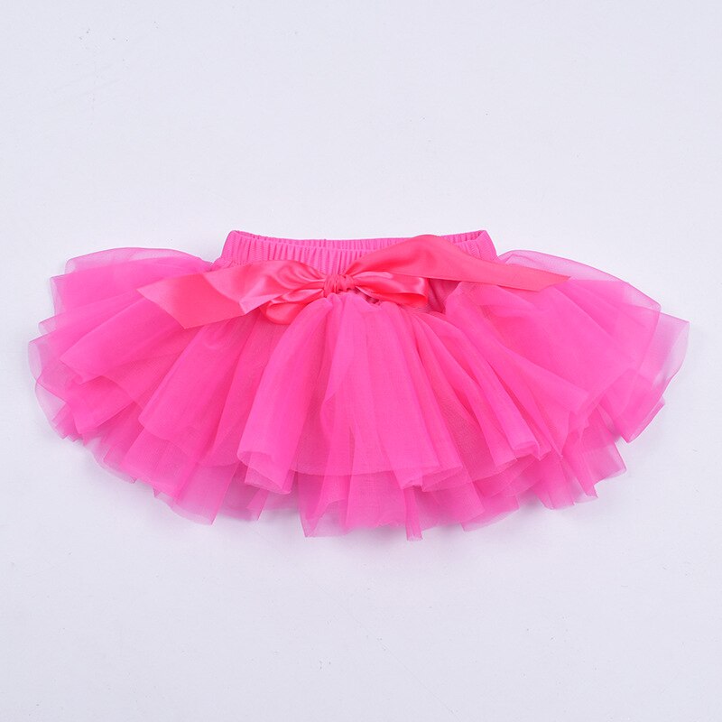 Jupes tutu pour filles, vêtements tutu pour enfants, jupes pp, pantalons de princesse: W076mei gui hong / 6-12M