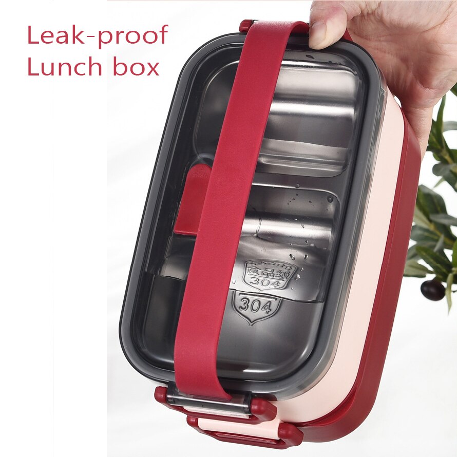 Portable Lunch Box Multilayer Stainless Steel Bento Box For Kids Office Worker Japanese Snacks Food Storage Containers Meal Prep